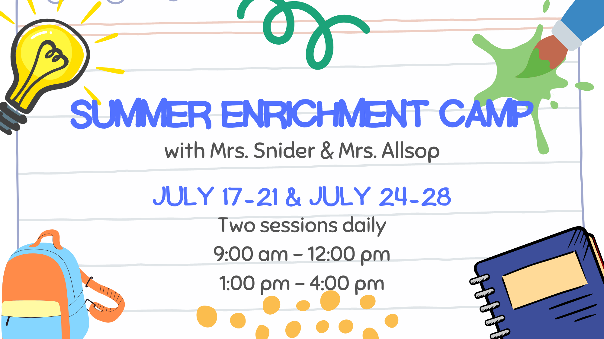 2023 Summer Enrichment Camp Legacy Christian Academy
